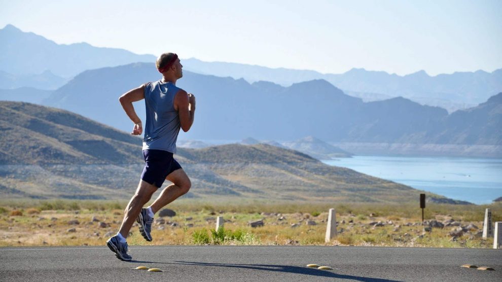 Hombre corriendo